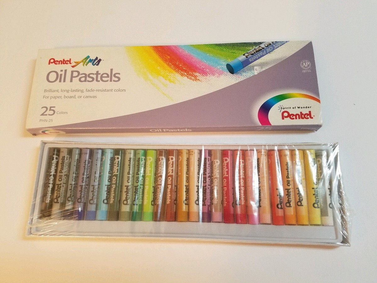 Pentel Arts Oil Pastels - 25 Pieces Unused Sealed Package