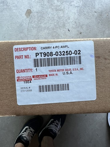 2025 Toyota Camry Hybrid OEM Floor Mats Brand New In Box - Picture 2 of 2