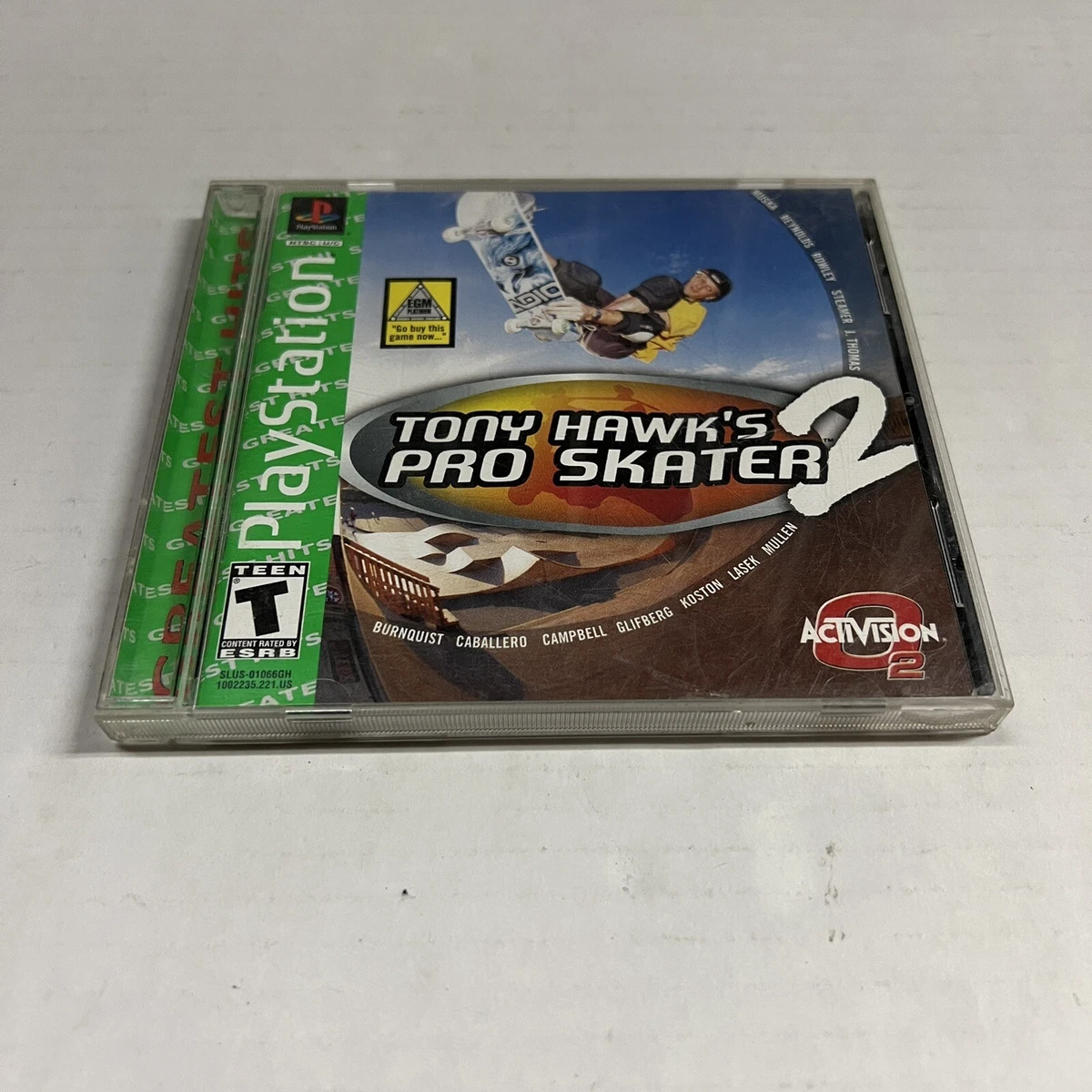 Tony Hawk's Pro Skater - Greatest Hits Used PS1 Games Retro