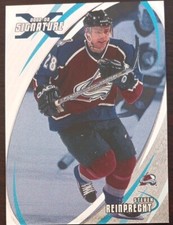 2002 - 2003 ITG Be A Player Steven Reinprecht Signature Series #047 Hockey Card
