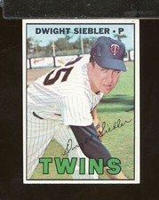 @JY03) 1967 Topps DWIGHT SIEBLER #164 Minnesota Twins EXMT 
