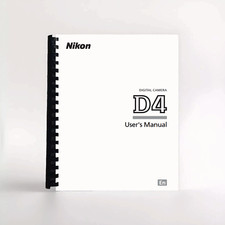 Nikon D4 User's Manual