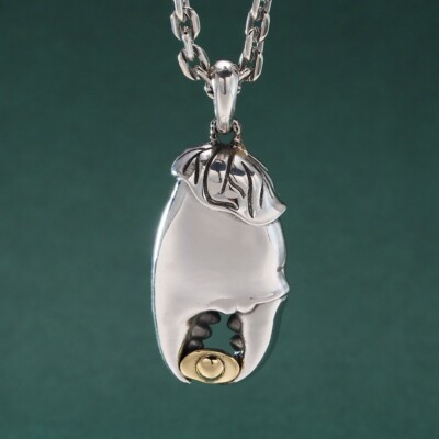 A23 Pendant Crab Pliers Sterling Silver 925