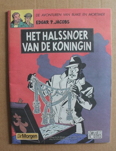 BLAKE & MORTIMER - E. P. JACOBS - Halssnoer van de koningin krant DE MORGEN 2001 - Afbeelding 2 van 6