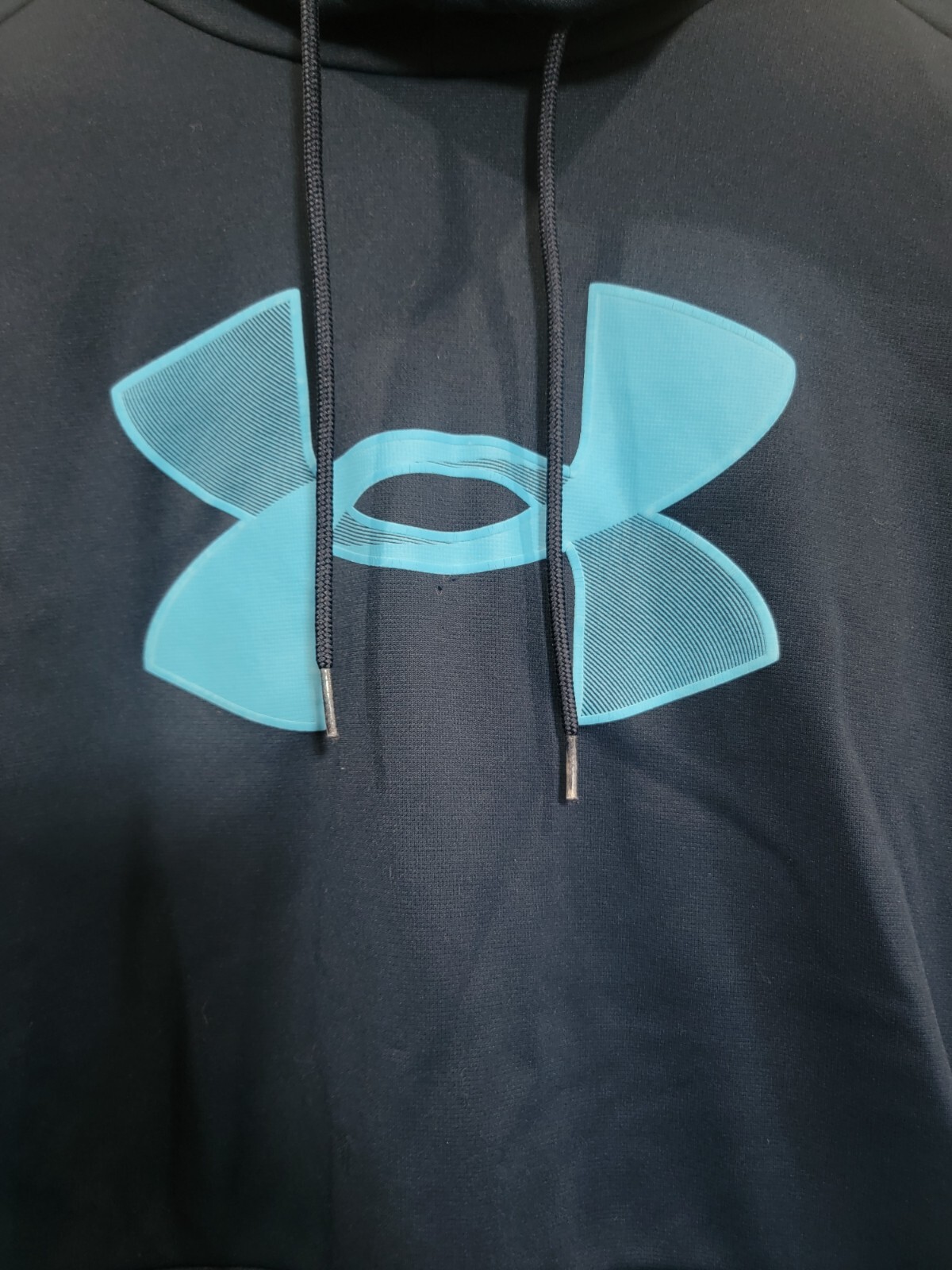 Under Armour Men's Armour Fleece Big Logo Hoodie 1373401 XL Academy Radar thumbnail 3