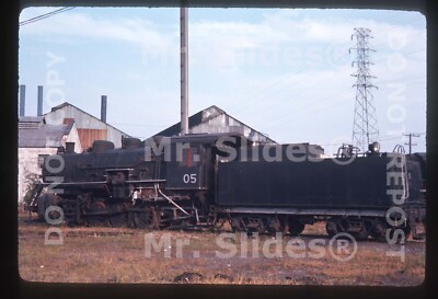 Original Slide Northwestern Steel & Wire Ex GTW 0-8-0 05 In 1966 At Sterling IL