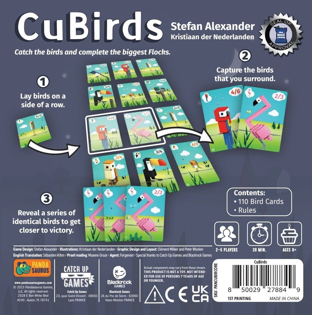 CuBirds – Pandasaurus Games