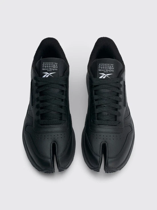 Reebok Classic Leather Tabi Project 0 CL Maison Margiela 5 M Black. NEW!