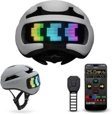 Smart Cycling Helmet with LED Display, APP & Remote Control