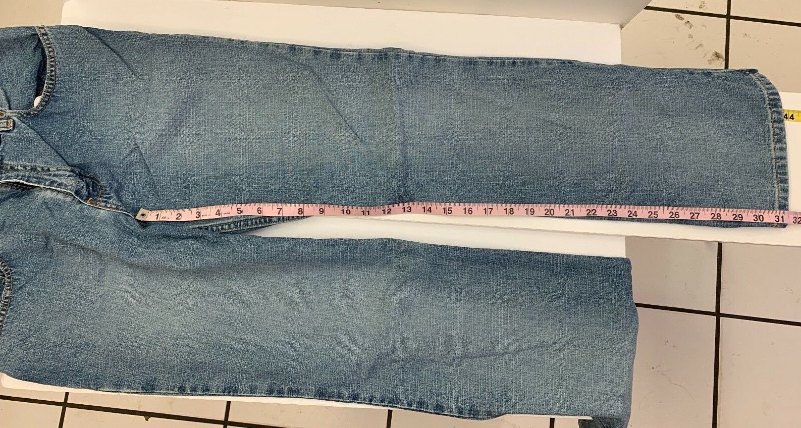 RALPH LAUREN POLO Jeans Size 11 / 12 NWT 100 Cotton Blue Denim Low