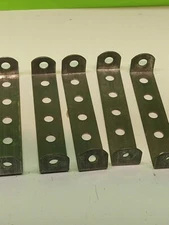 5 Meccano 1 x 5 x 1 Hole Double Angle Strips Part 48b Mid Green 5 total girder