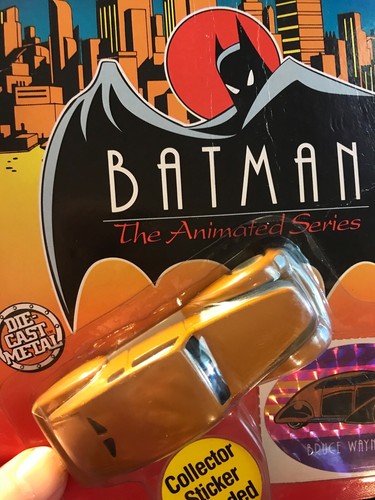 BATMAN ANIMATED SERIES Bruce Wayne’s Car By ERTL 1992 NIP 1/64 Scale - Picture 5 of 5