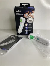 Braun No Touch 3-in-1 Thermometer - Measures Forehead, Liquid, Food Temperature