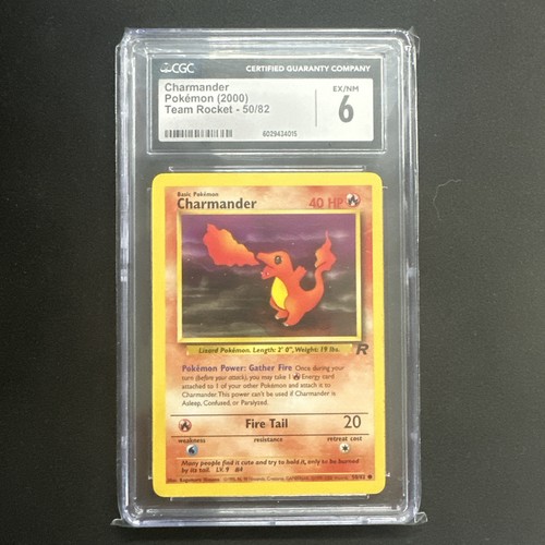 Charmander (Unlimited) graded CGC 6 for sale on eBay