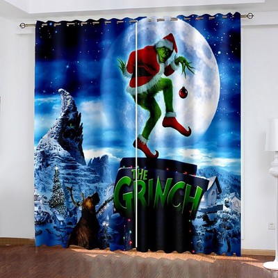 Schlafzimmer Individuelles Vorhänge UV-Schutz| 03 How Grinch Stole Christmas