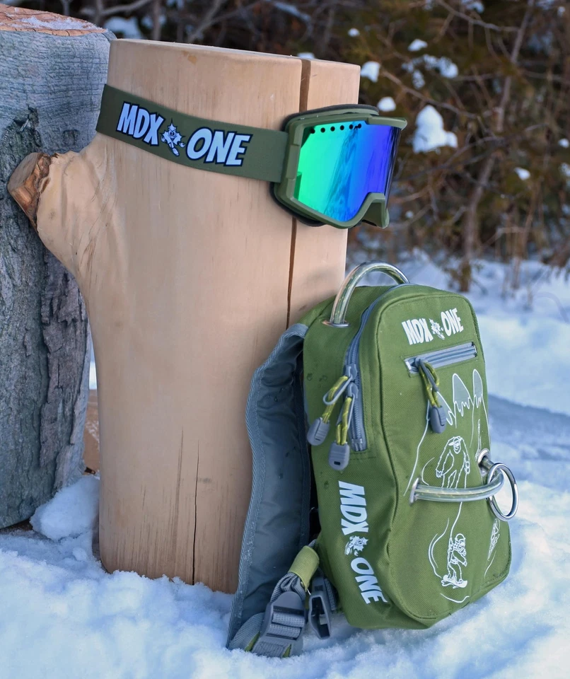 Arnés de seguridad Olive para niños esquí snowboard correa ajustable mochila Foto 3 de 4