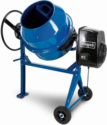 Scheppach MIX125 Betonmischer Mischer Zementmischer 230V 550W 125L Ø38,5cm