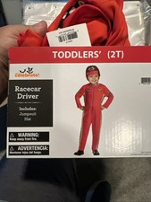Halloween Costume Boy Toddler Size 2t Racecar Driver  New