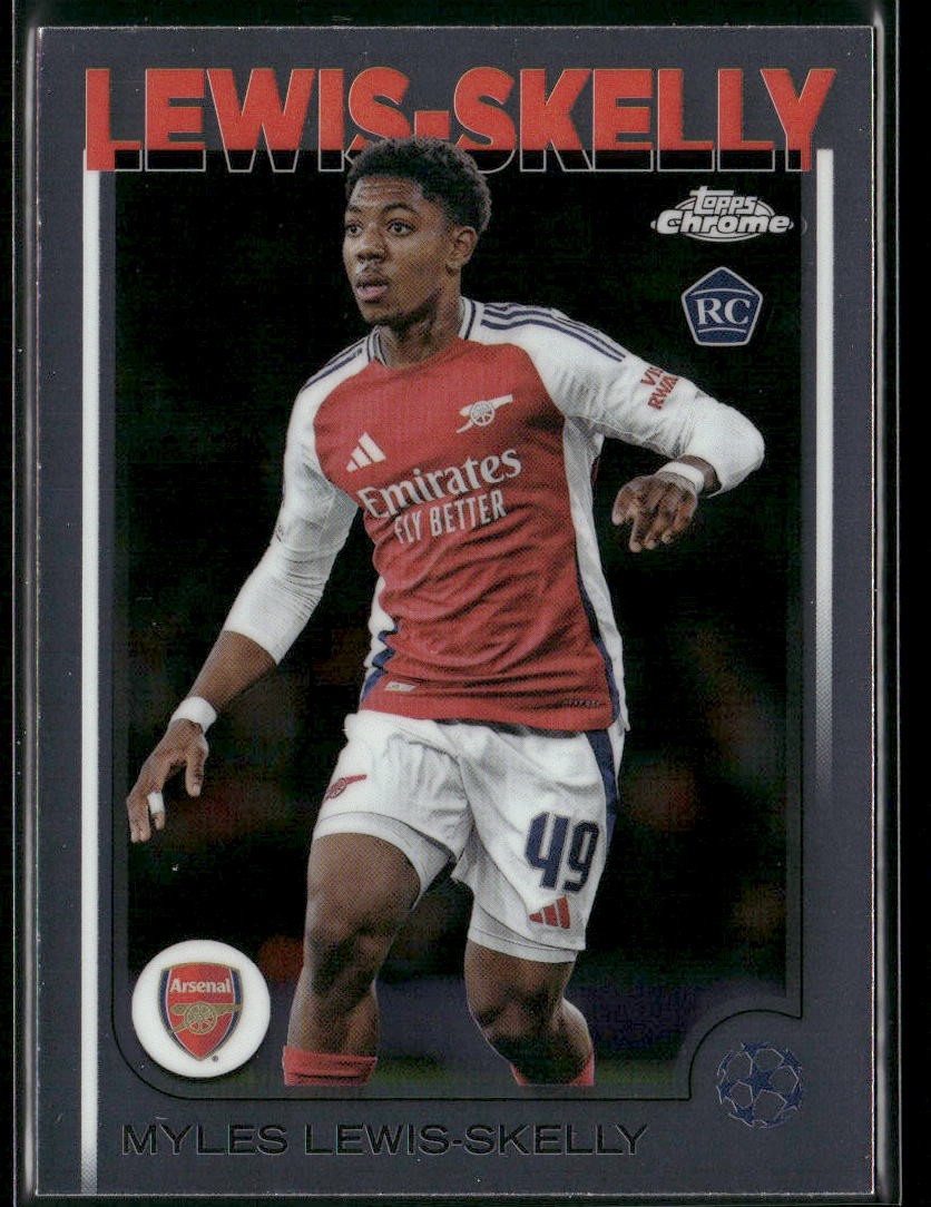 Myles Lewis-Skelly 2024-25 Topps Chrome UEFA Club Competitions #154 RC
