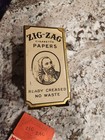 Vintage ZIG ZAG Cigarette Papers Display Dispensing Tin Case AUTOMATIC No Waste