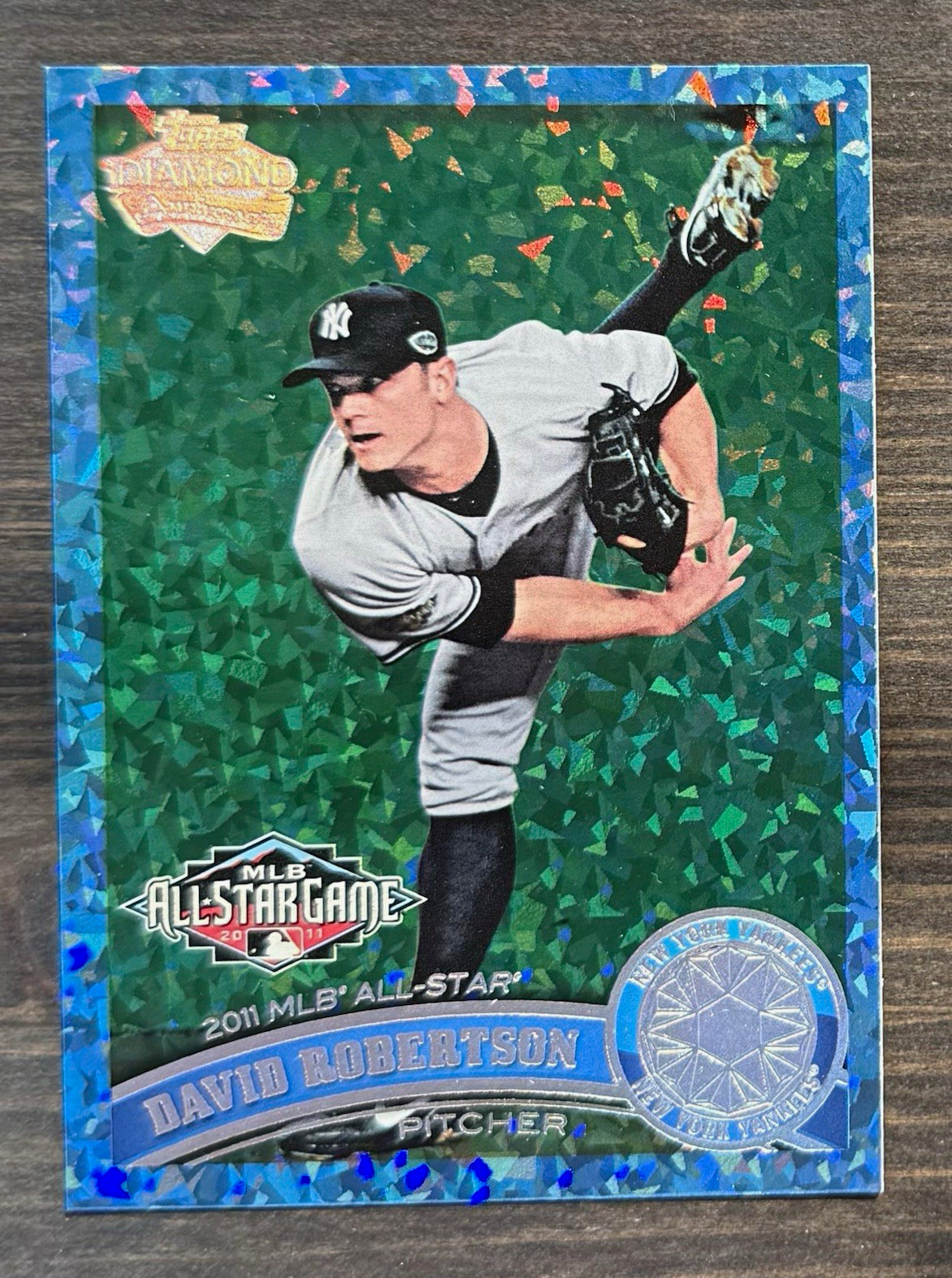 Topps 2011 Update DAVID ROBERTSON Yankees MLB All-Star Hope Diamond #US130 06/60