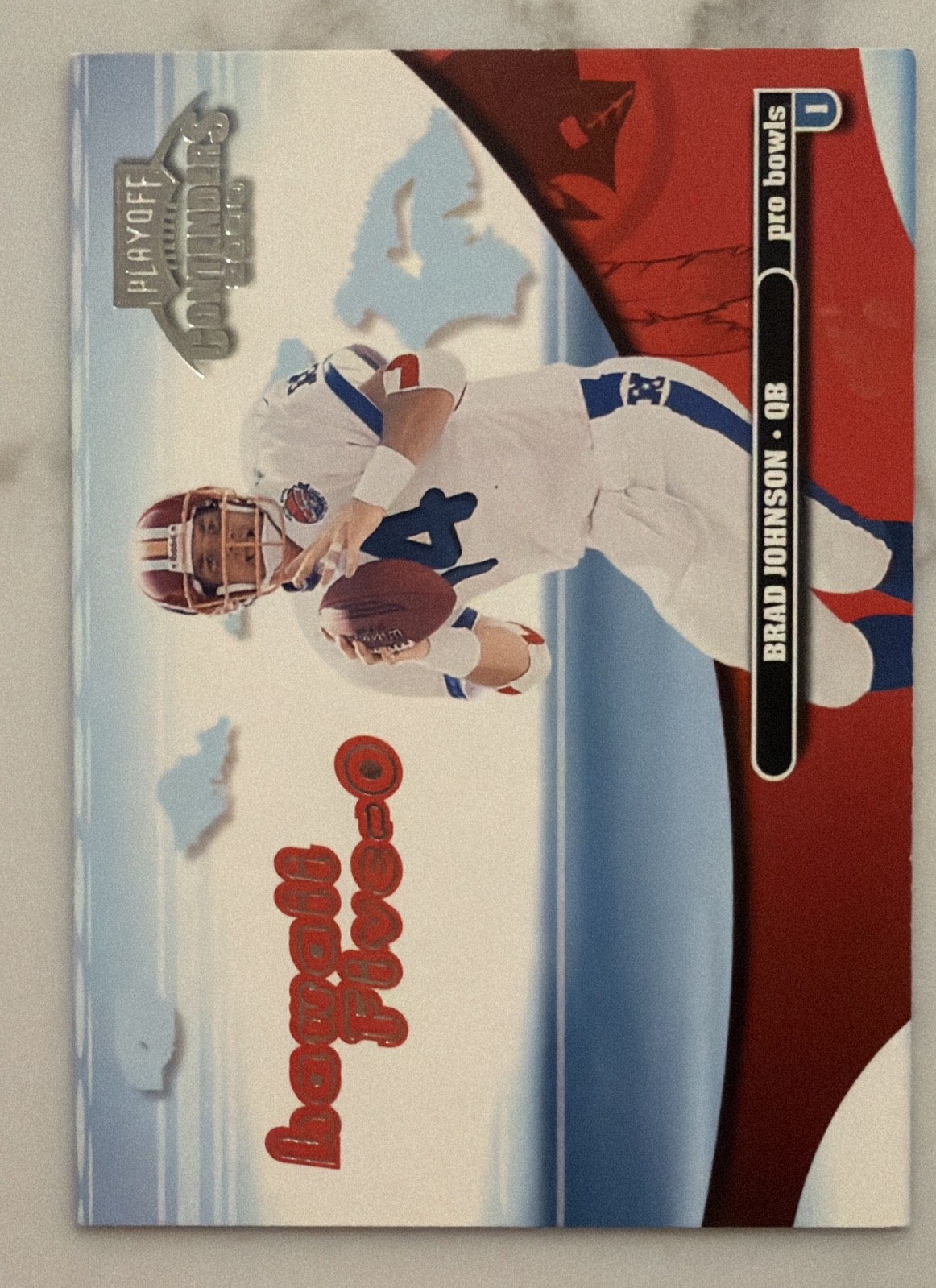 2000 Playoff Contenders - Hawaii Five-O Brad Johnson #H5O-48
