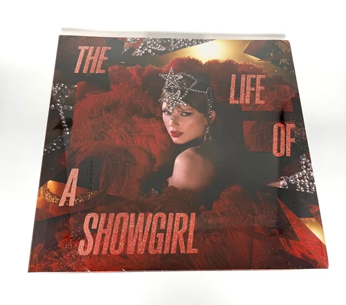 Taylor Swift Life Of A Showgirl Tiny Bubbles In Champagne Lipstick & Lace Vinyl