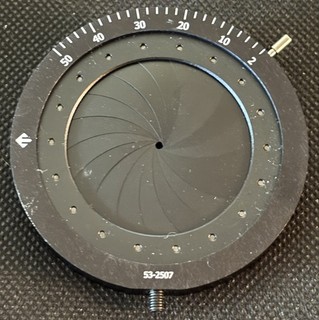 Ealing 53 2507 Mounted Iris Diaphragm 50mm Diameter Metric