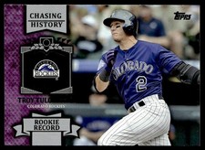 2013 Topps Update Chasing History Troy Tulowitzki Colorado Rockies #CH-128