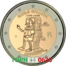 ITALIE COMMÉMORATIVE 2026 " PINOCCHIO  " 2 EURO - NEUVE - UNC -