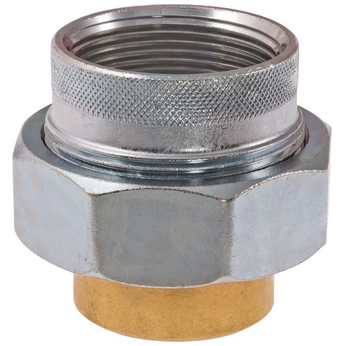 Watts 9892 0009892 1" IPS Dielectric Union Brass Pipe Fitting Water Heater