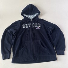 Vtg 90s Disney Winnie the Pooh Sweatshirt Zip Fleece Embroidered Jacket EEYORE
