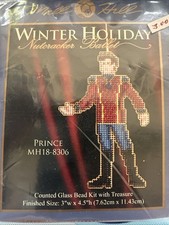 Mill Hill Winter Holiday Nutcracker Ballet Prince Counted Glass Bead Kit