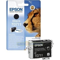 Original Epson T0711 Tintenpatrone Stylus D120 D78 Schwarz
