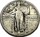 1920 Standing Liberty Quarter in a SAFLIP® - Fine- (VG+)