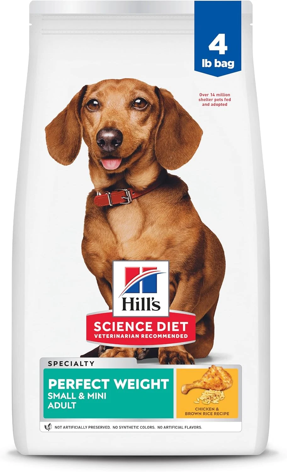 Hill'S Science Diet Adult Perfect Weight Small & Mini Dry Dog Food, Chicken, 4 L