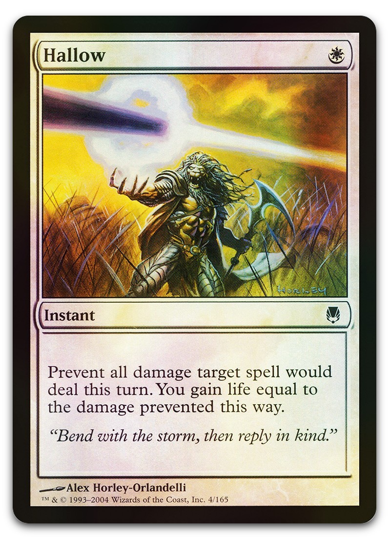 Hallow #4 (Foil) (NM) Darksteel DST Magic MTG