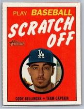 Cody Bellinger 2020 Topps Heritage #10 1971 Topps Baseball Scratch-Offs