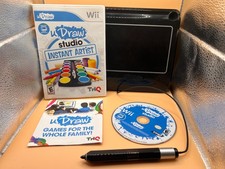 U Draw Studio Video Game With Drawing Pad For Nintendo Wii System 