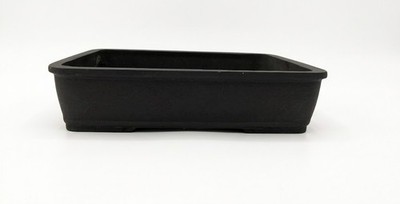 14.6'' Brown Mica Bonsai Pot Rectangle Large Korea Durable Training Tree Planter