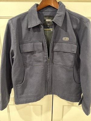 Vans Men s McAvoy. Station Jacket- Blue Cotton Twill