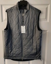 NWT SMALL Robert Graham Lawson Grey Quilted R...