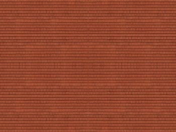 Noch 56965 Roof Tile 3D Cardboard Sheet 25x 12.5 cm N gauge