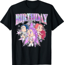 Kpop Demon Hunters Birthday Girl Adorable Chibi Group Shot T-Shirt