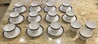 Huge Lot Set Vintage Spode Consul Cobalt Blue Bone China 14 Cups & 11 Saucers