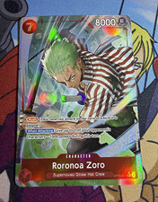 Bandai Roronoa Zoro OP14-015 OP-14 Rare Alt Art Holo
