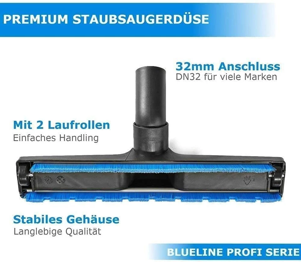 Parkett Staubsauger-düse 32mm für Taski Aero Staubsauger 8 15 Plus Parkettdüse  - Bild 3 von 4