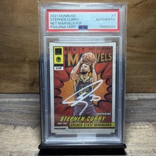 2021 Donruss Net Marvels Stephen Curry Authentic Auto