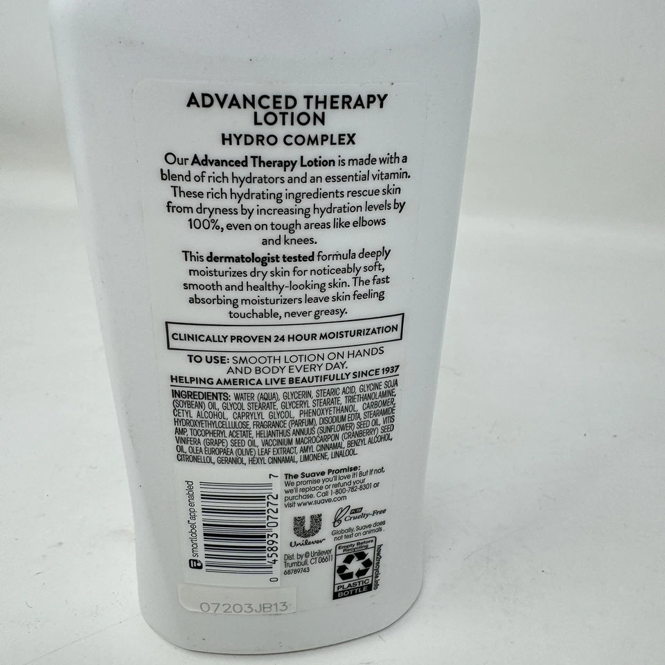 Suave Advanced Therapy Loción Corporal Alivia la Piel Severamente Seca 10 fl oz Foto 4 de 4