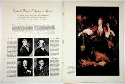 Vintage LIFE Magazine Spread: Huntington Collection English Art & Estate
